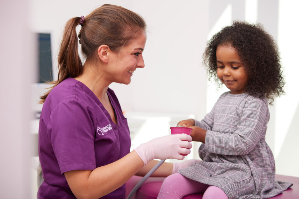 Zahnreinigung in unserer Praxis für Kinderzahnheilkunde in Hamburg-Eidelstedt